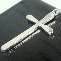 цепочка и крестик из серебра 925 пробы